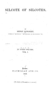 Cover of Silcote Of Silcotes