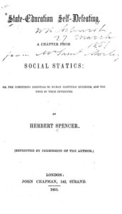 Cover of State Education Self-Defeating