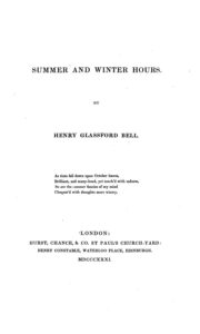 Cover of Summer and Winter Hours