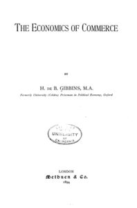 Cover of The economics of commerce