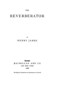 Cover of The Reverberator