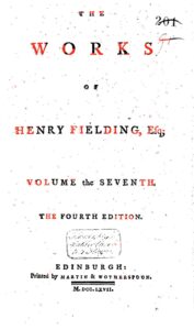 Cover of The Works of Henry Fielding