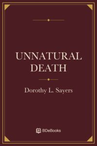 Unnatural Death by Dorothy L. Sayers, book cover