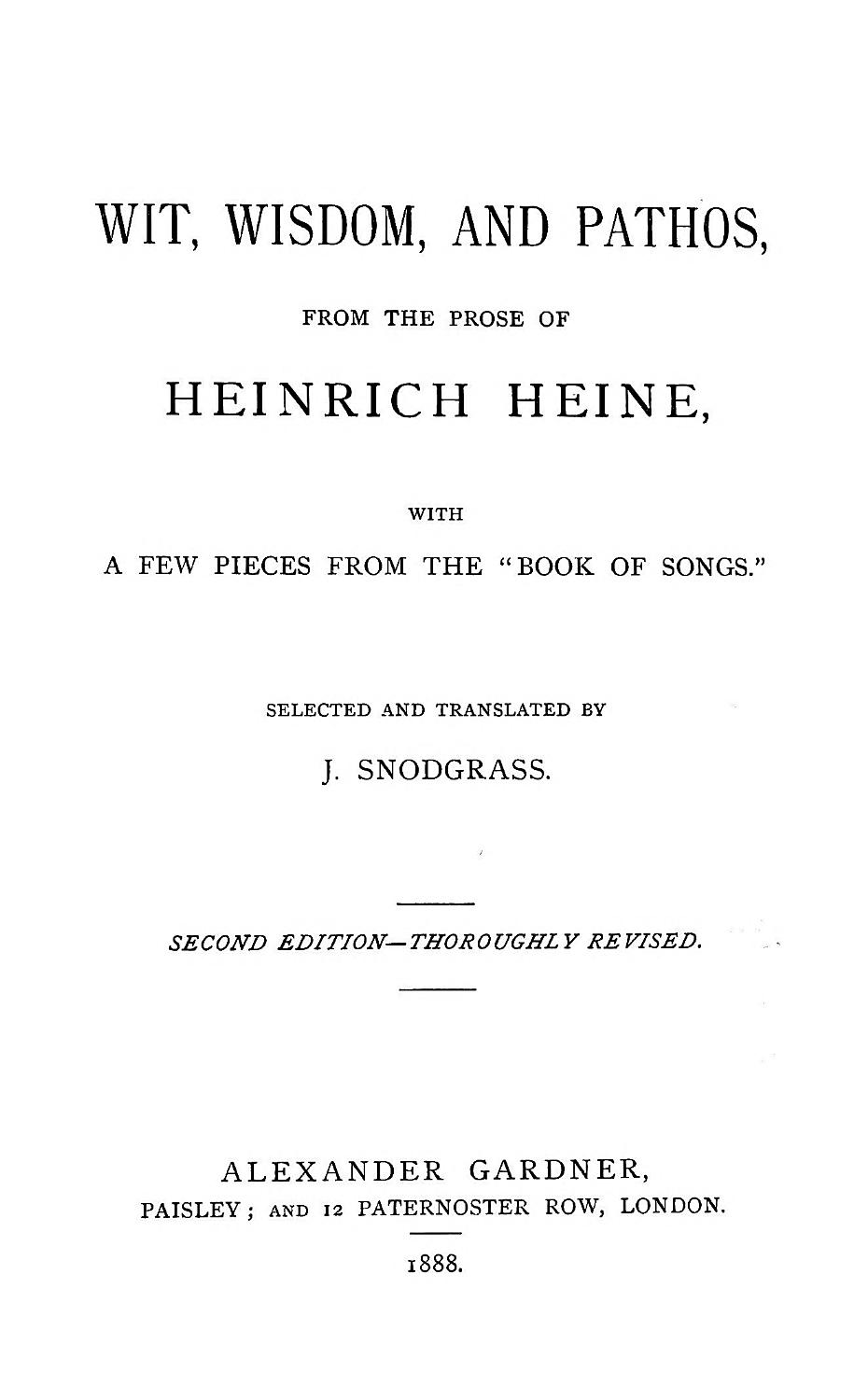 Cover of Wit, Wisdom, and Pathos