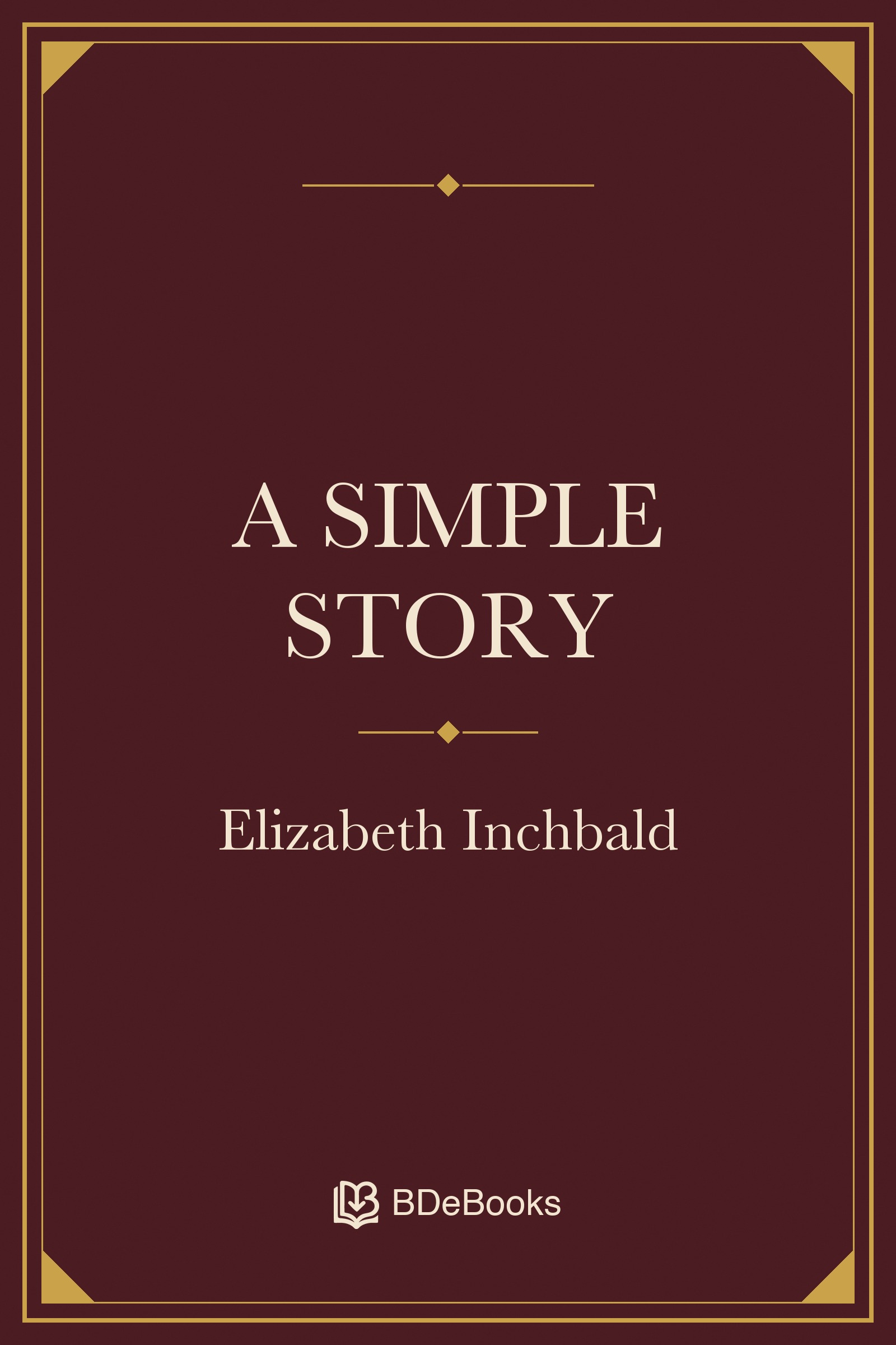 A Simple Story. Original BDeBooks cover.