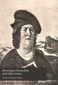 Cover of Browning’s Paracelsus and Other Essays