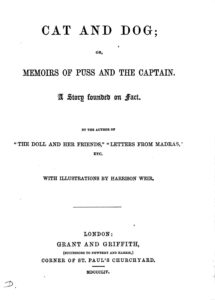 Cover of Cat and Dog Or Memoirs of Puss and the Captain