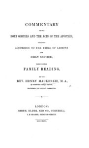 Cover of Commentary On the Holy Gospels and the Acts of the Apostles