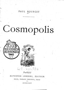 Cover of Cosmopolis — Volume 3