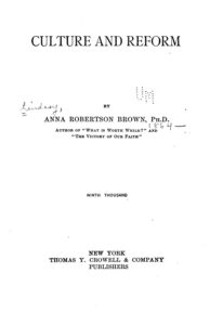 Cover of Culture and Reform
