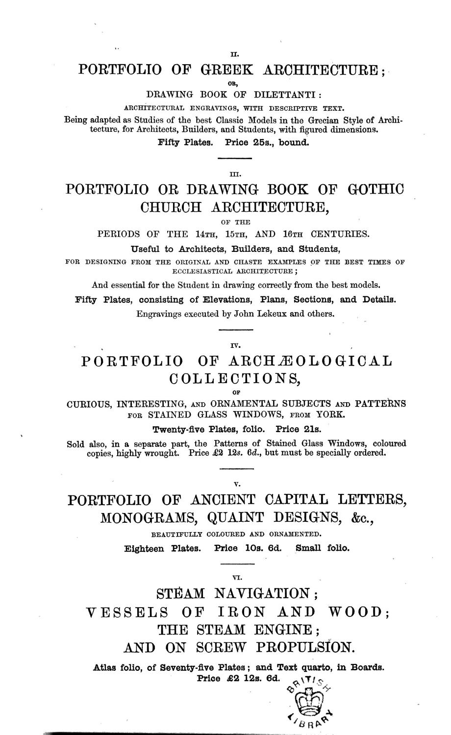 Cover of Designs for chimney glasses and chimney pieces of the time of Charles I