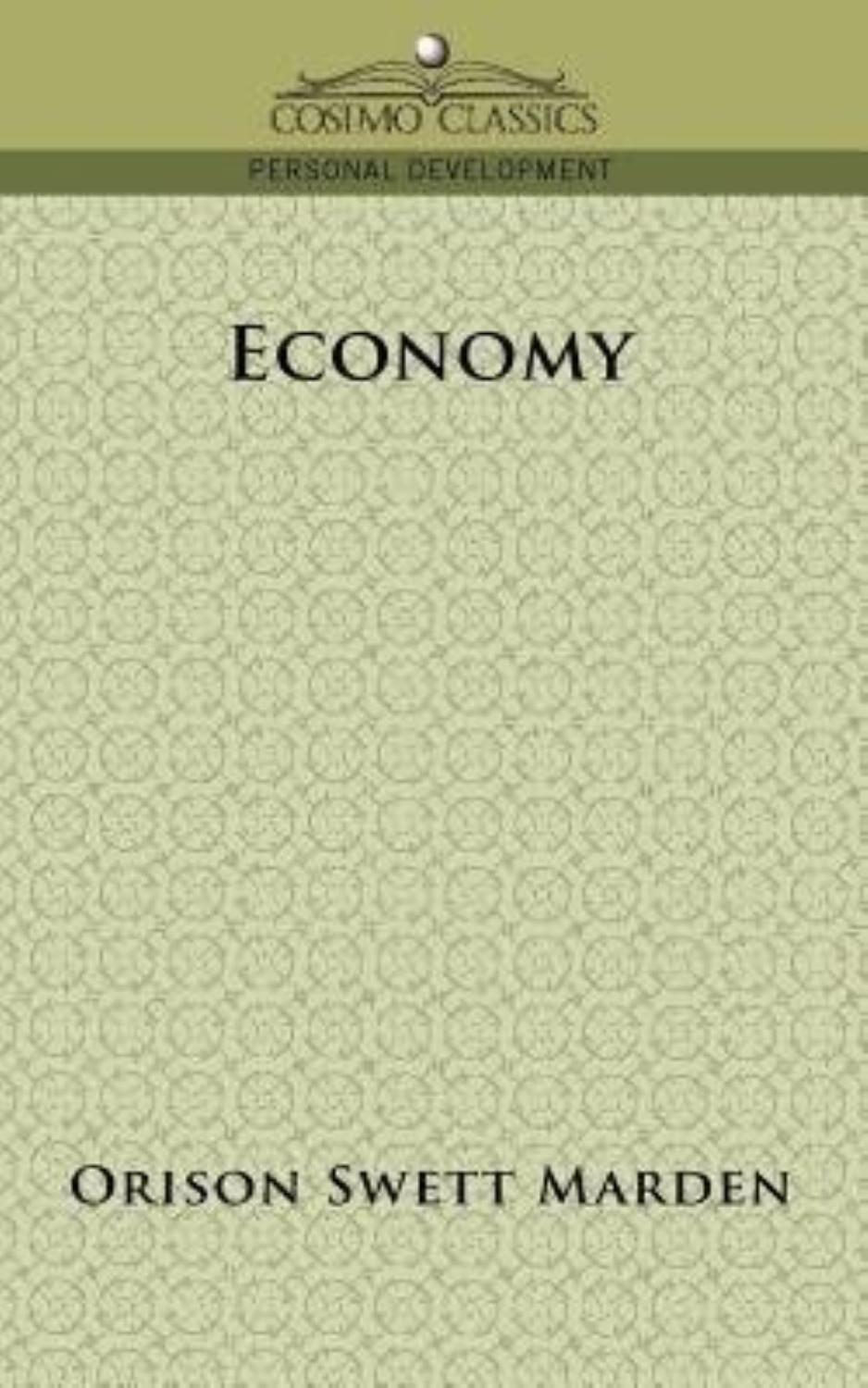 Cover of Economy