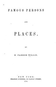 Cover of Famous Persons and Places