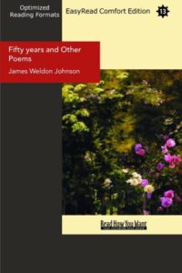 Cover of Fifty Years and Other Poems
