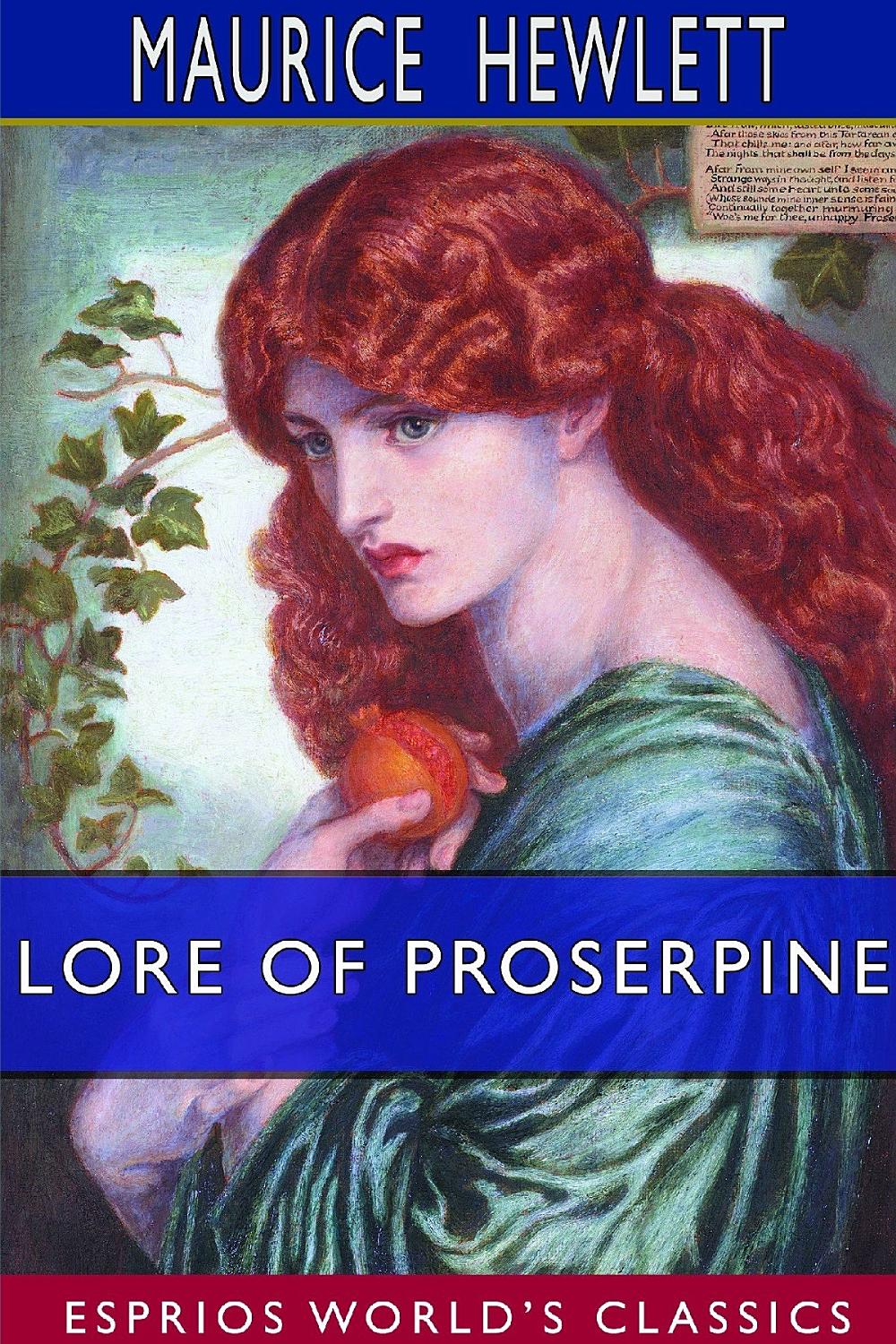 Cover of Lore of Proserpine