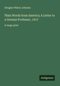 Cover of Plain Words From America