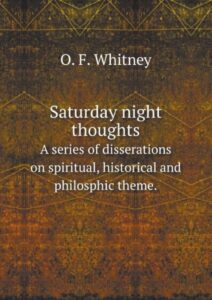 Cover of Saturday Night Thoughts