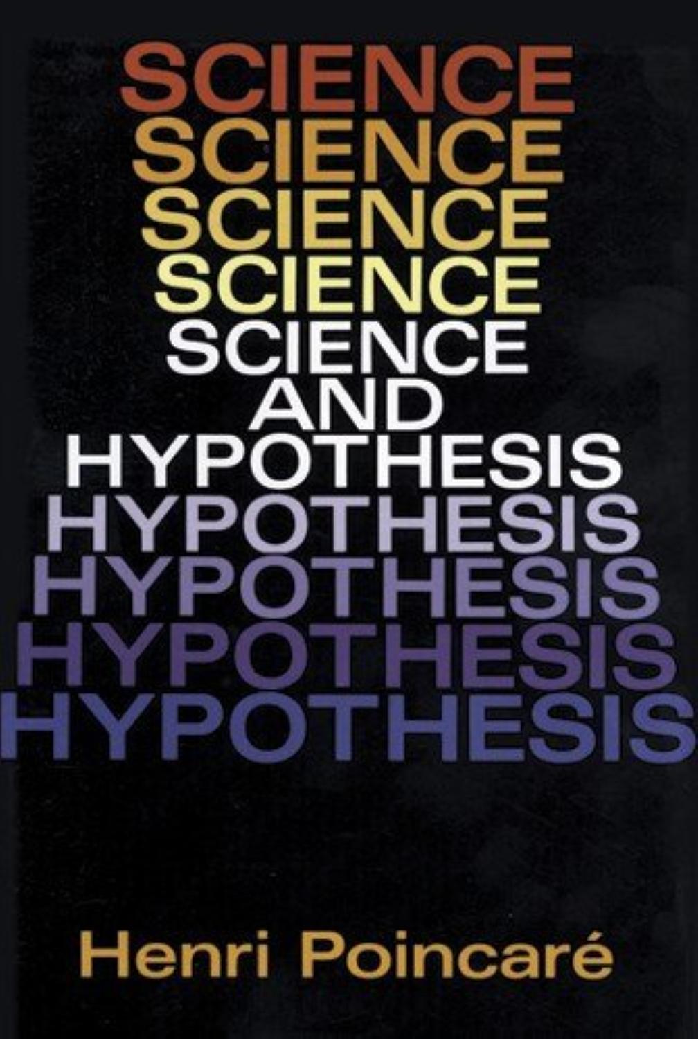 Cover of Science and Hypothesis