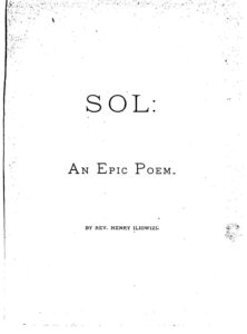 Cover of Sol: An Epic Poem