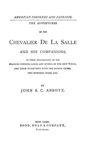 Cover of The Adventures of the Chevalier De La Salle and His Companions