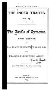 Cover of The Battle of Syracuse