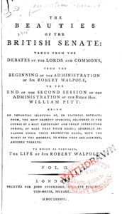 Cover of The Beauties of the British Senate