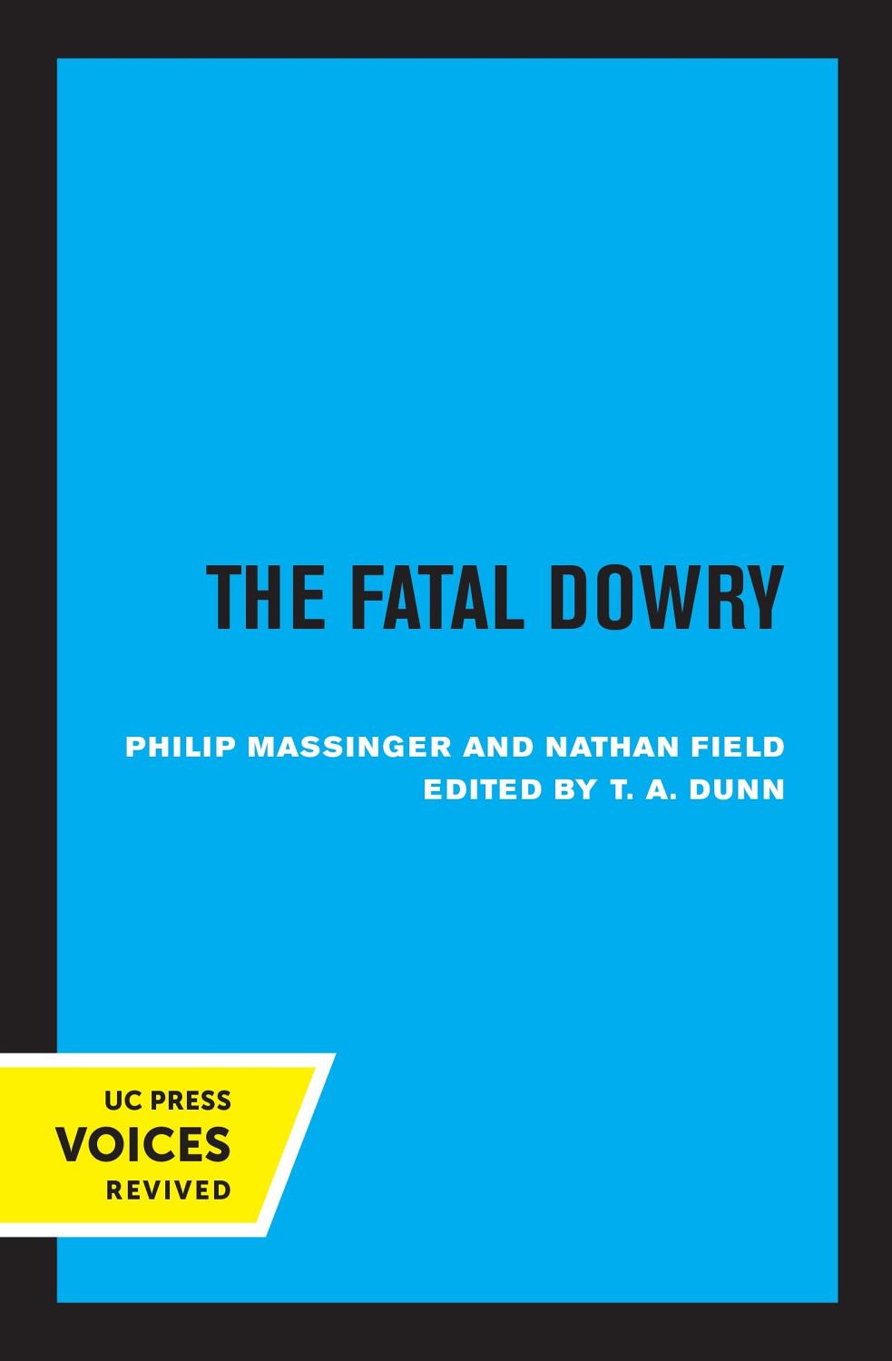 Cover of The Fatal Dowry
