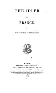 Cover of The Idler in France