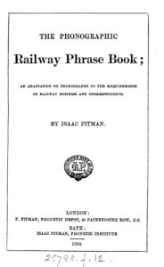 Cover of The Phonographic Railway Phrase Book