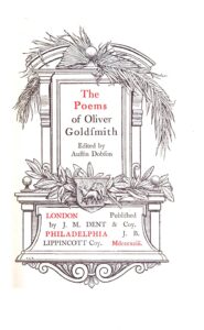 Cover of The Poems of Oliver Goldsmith