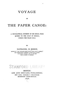 Cover of Voyage of the Paper Canoe