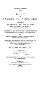 Boswells Life Of Johnson Pg1564
