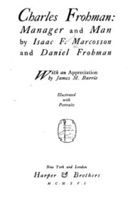 Charles Frohman Pg26146