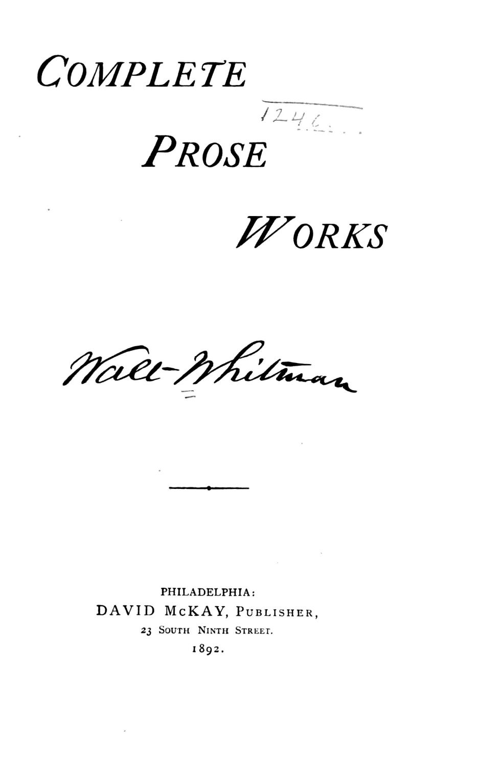 Complete Prose Works Pg8813
