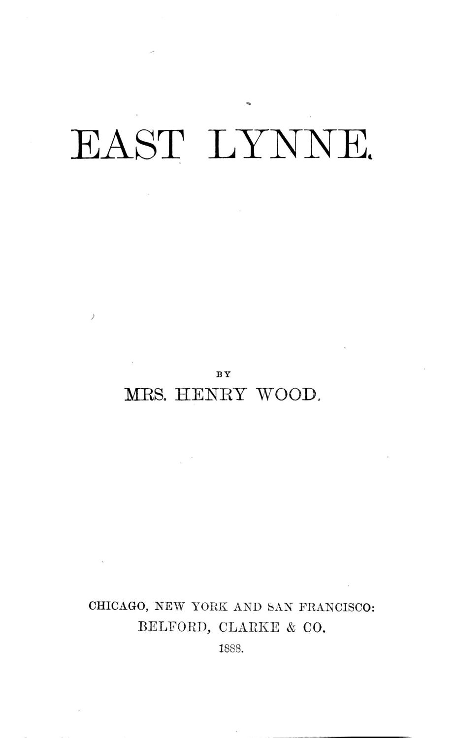 East Lynne Pg3322