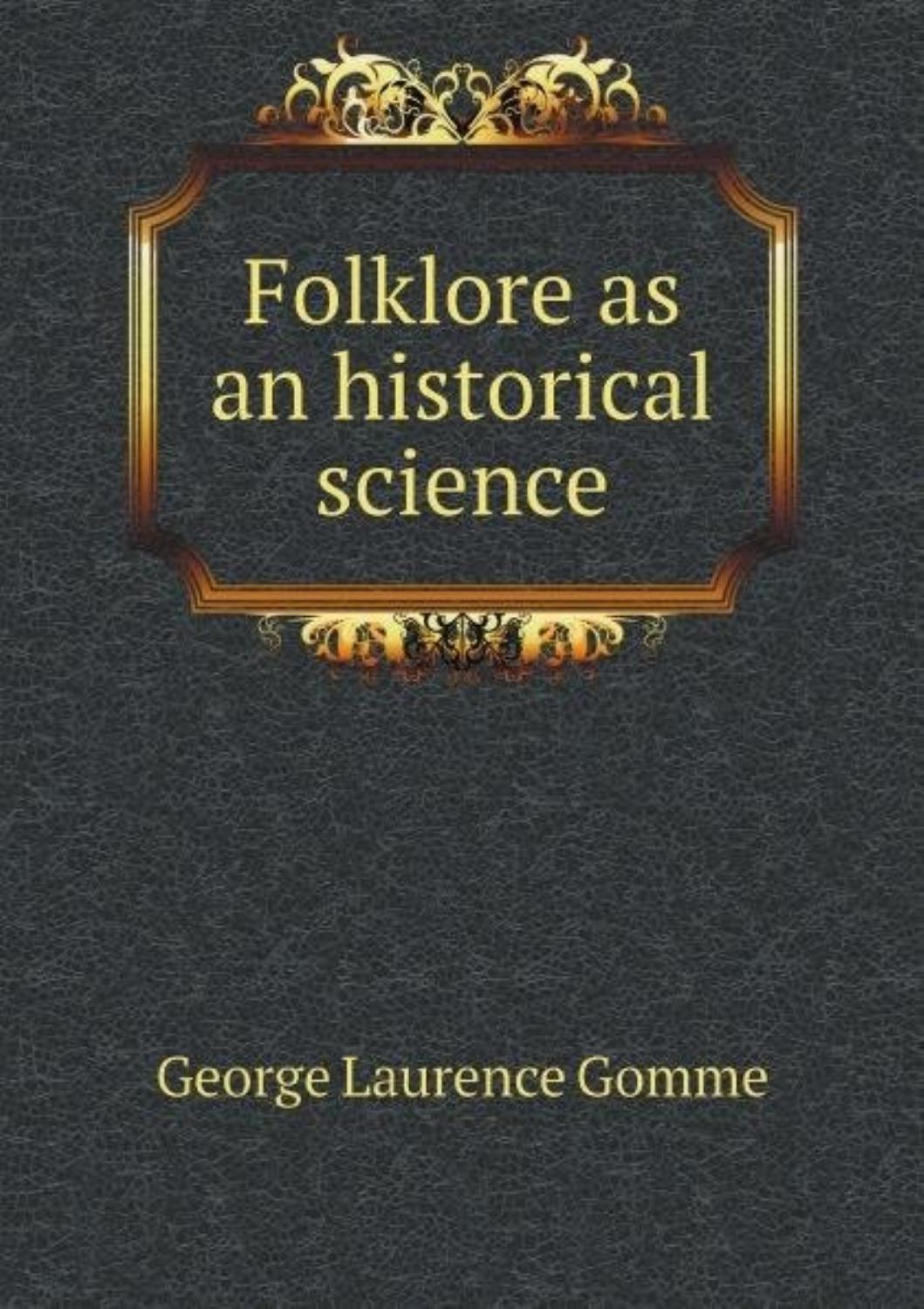 Folklore As An Historical Science Pg21852