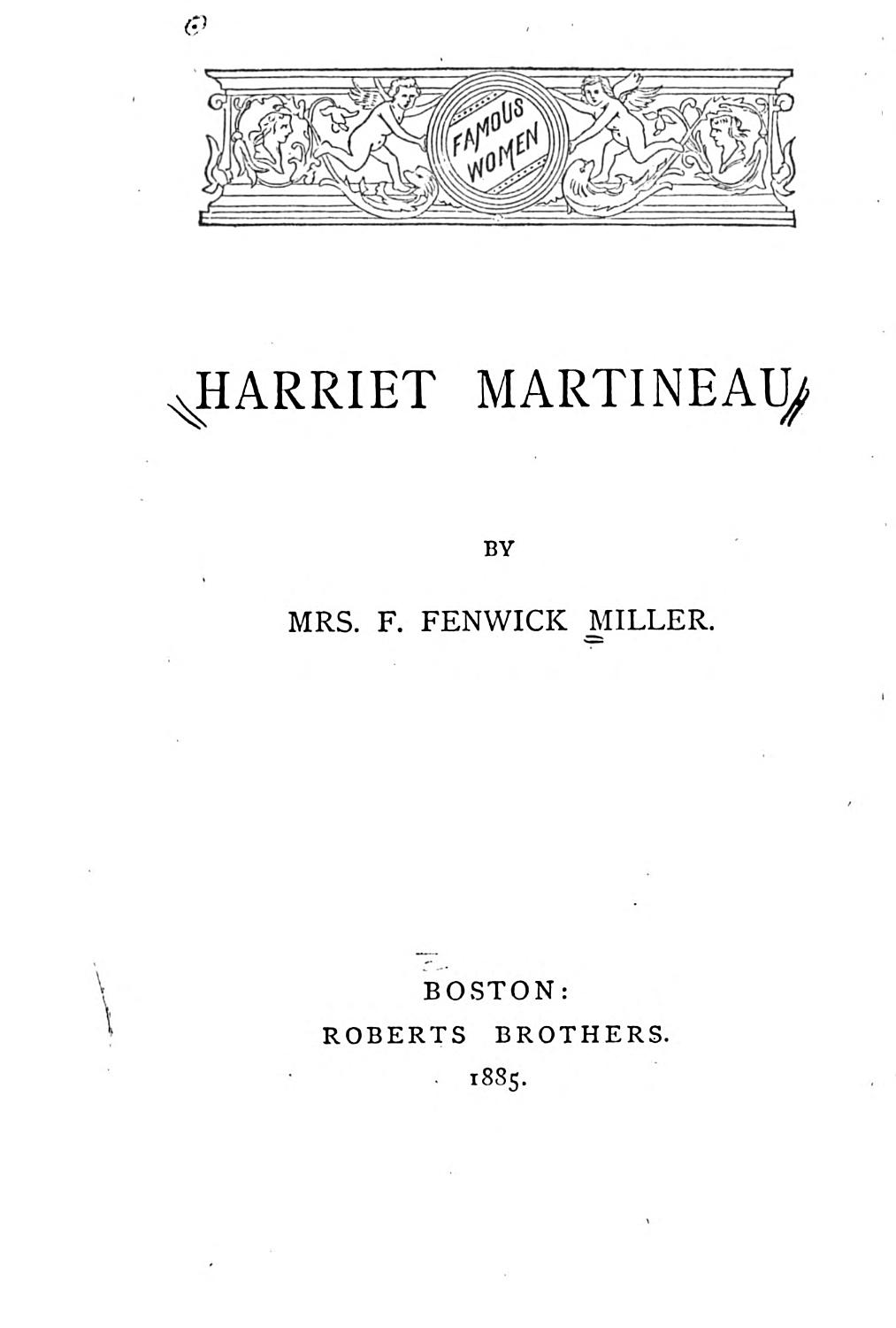 Harriet Martineau Pg36965