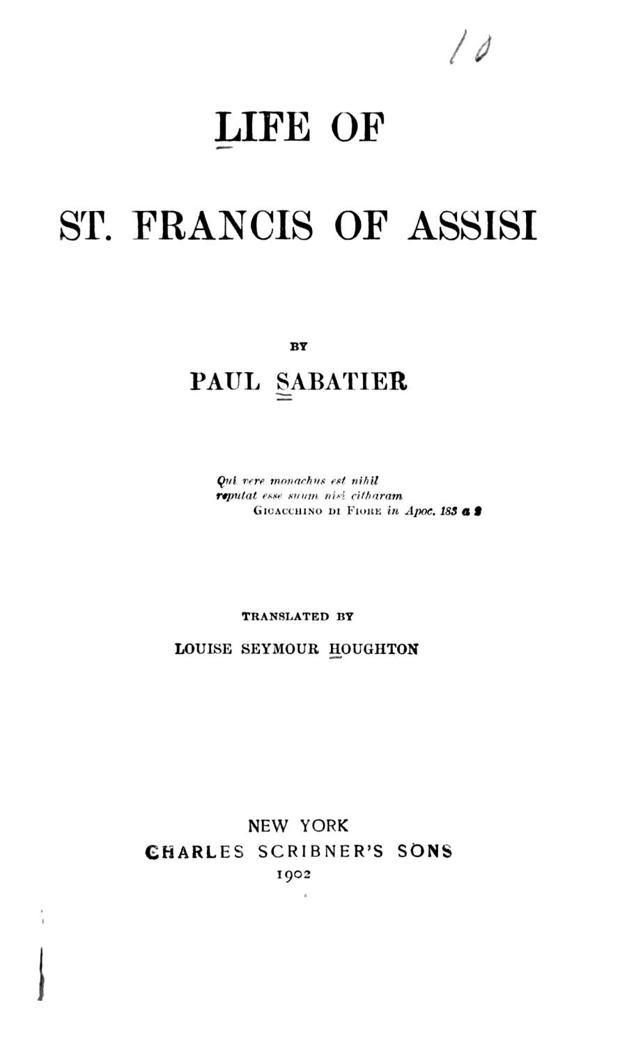 Life Of St Francis Of Assisi Pg18787