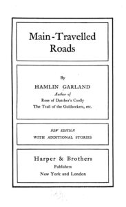 Main Travelled Roads Pg2809