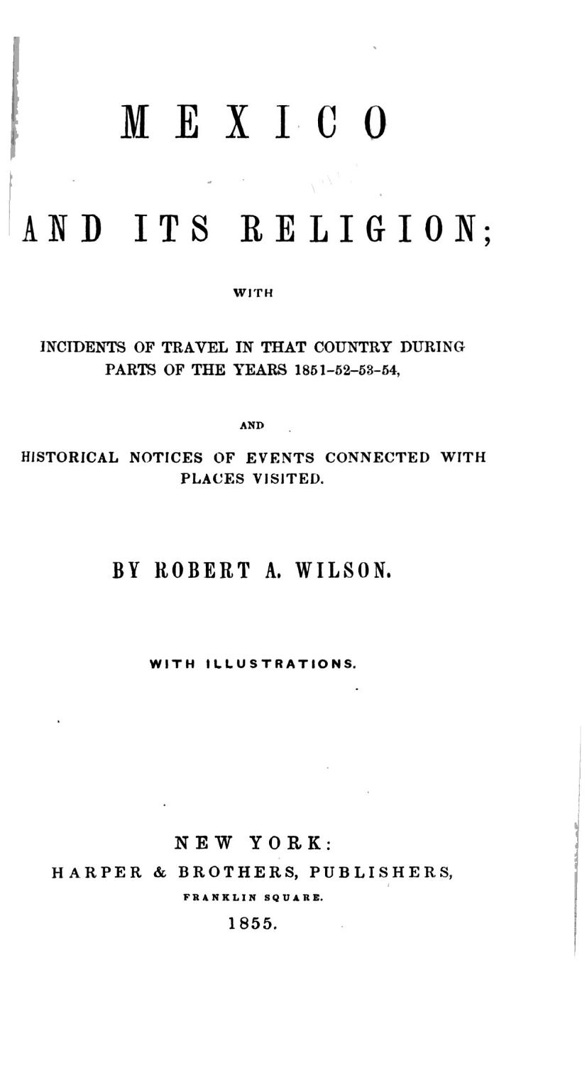 Mexico And Its Religion Pg21430