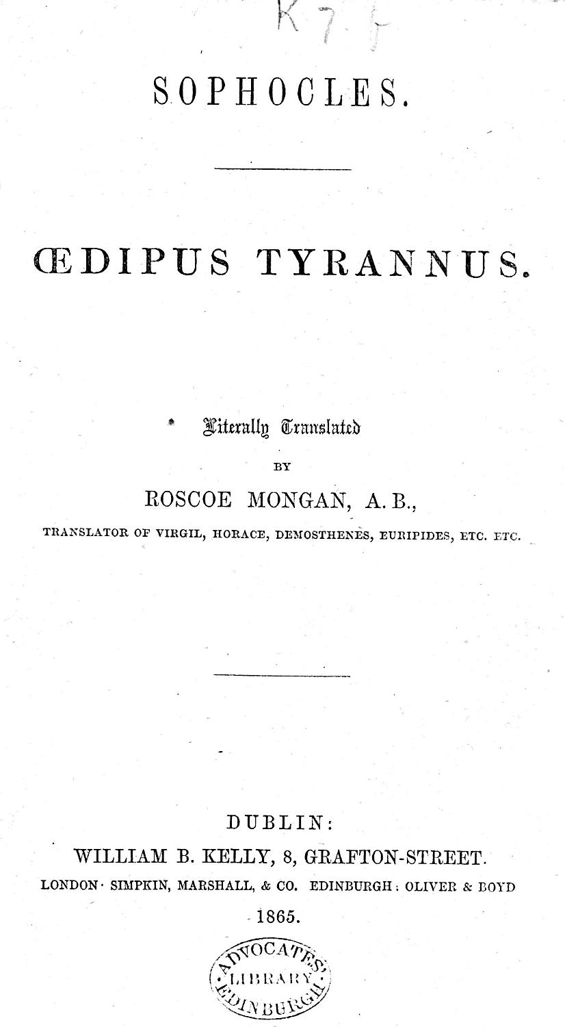 Oedipus King Of Thebes Pg27673