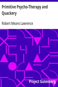 Primitive Psycho Therapy And Quackery Pg23293