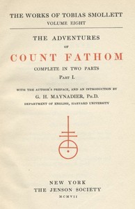 The Adventures Of Ferdinand Count Fathom Complete Pg6761