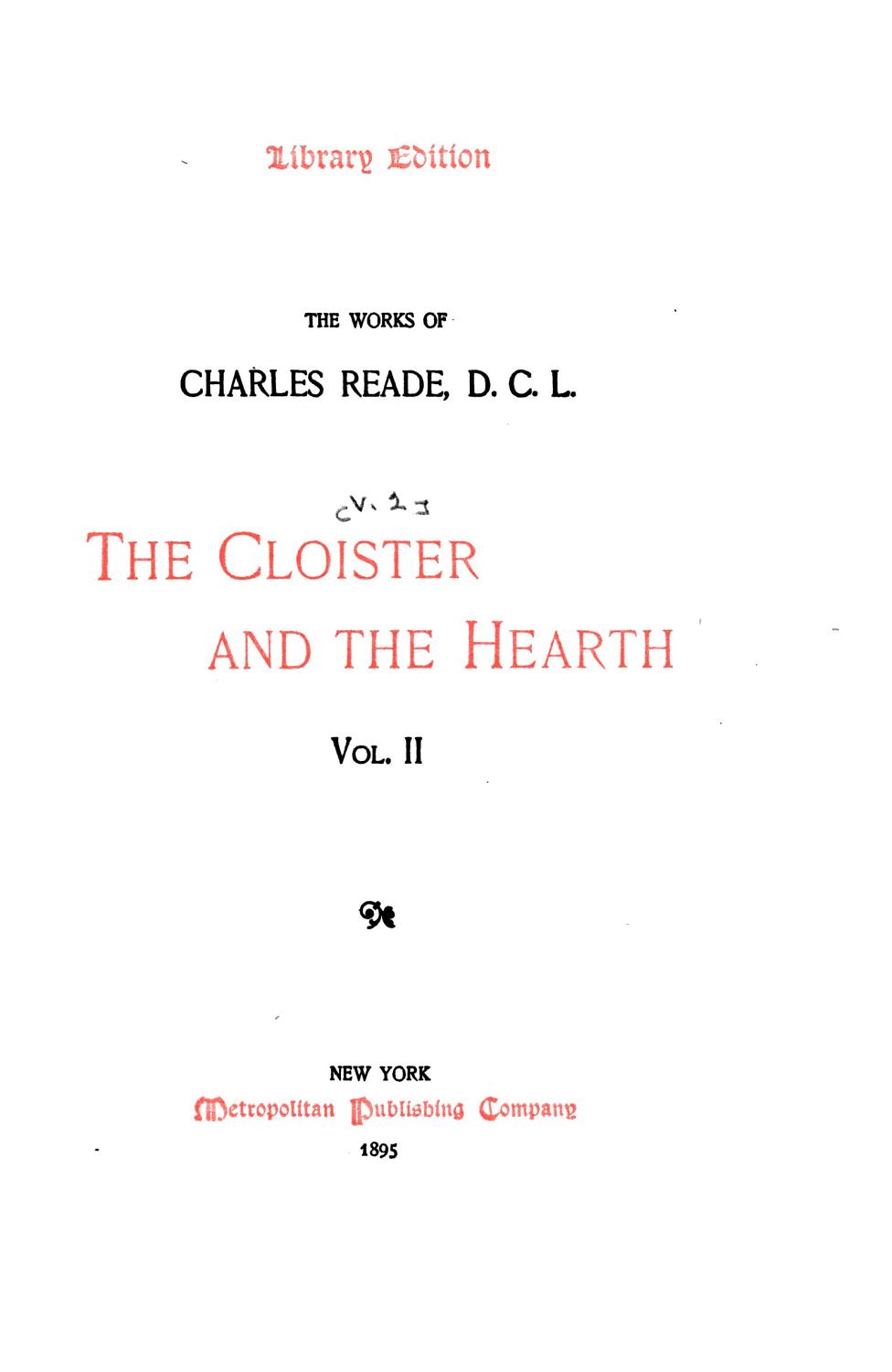 The Cloister And The Hearth Pg38895