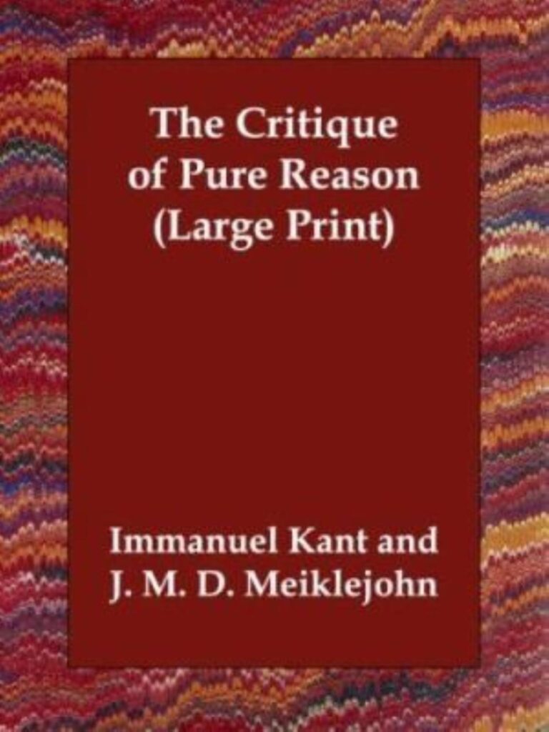 Cover of The Critique of Pure Reason