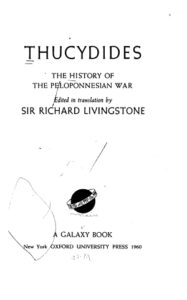 The History Of The Peloponnesian War Pg7142