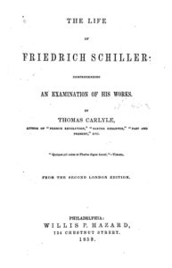 The Life Of Friedrich Schiller Pg23209
