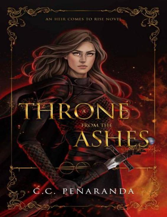 A Throne From the Ashes by C.C. Peñaranda, book cover