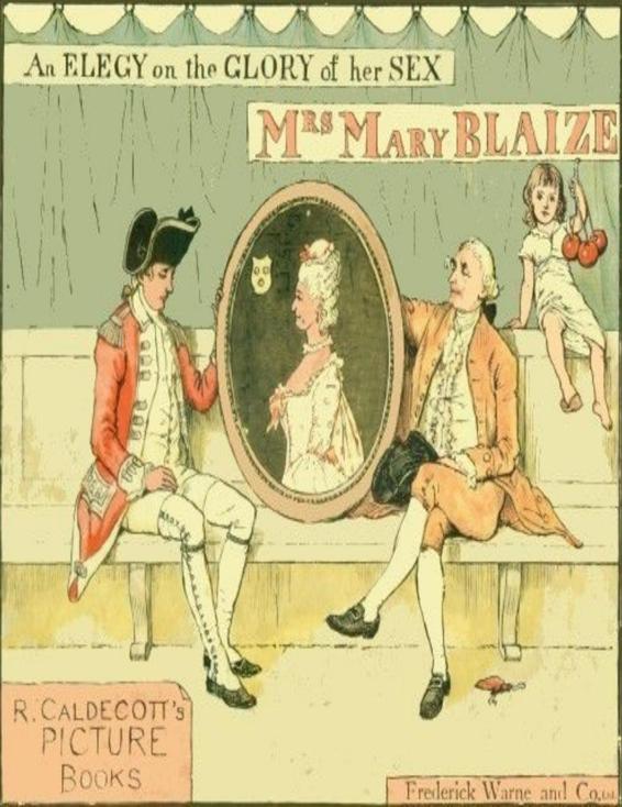 An Elegy on the Glory of Her Sex, Mrs. Mary Blaize by Oliver Goldsmith, book cover