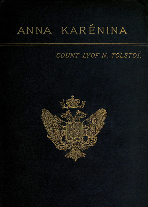 Anna Karenina by Leo Tolstoy, book cover